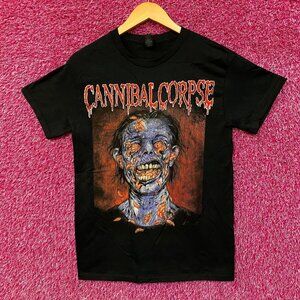 Cannibal Corpse Eaten Back to Life 'Skull Full of Maggots' T-Shirt Small